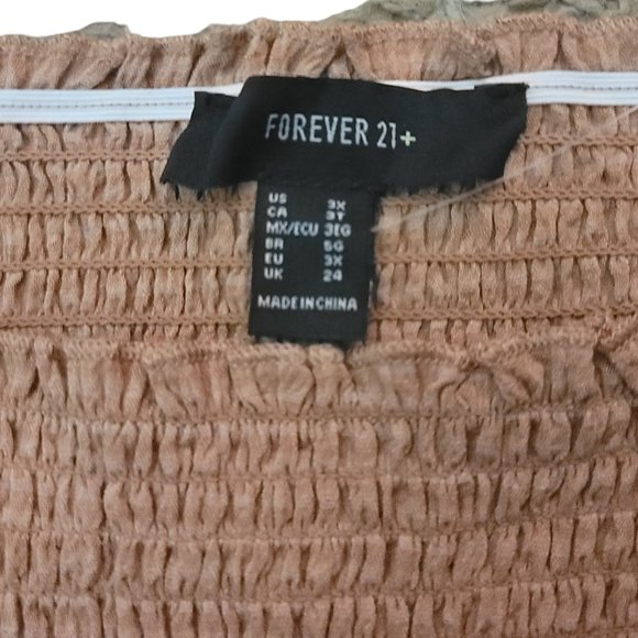 Forever 21 Ruffled Crop Top size 3x (NWOT) - Picture 5 of 8